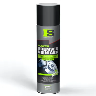 Produktbild von Spraytive 1x 500 ml Power Bremsenreiniger Spray – Industriereiniger gegen Schmutz, Öl, Fett