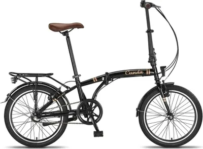 Produktbild von Altec Falträder Cunda 20 Zoll 27 cm Unisex 3G Felgenbremse Schwarz