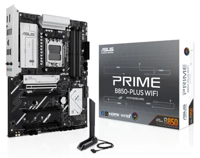Produktbild von ASUS PRIME B850-PLUS WIFI AMD B850 Sockel AM5 ATX