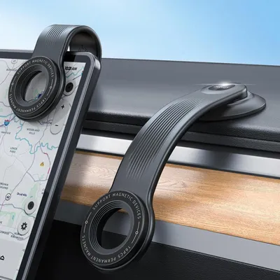 Immagine prodotto di Supporto magnetico per auto, con braccio flessibile, compatibile con dispositivi Magsafe, per cruscotto, adatto per iPhone e Samsung, modello FC02