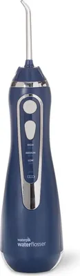 Zdjęcie produktu dla Waterpik WP-490E, Przezroczysty, Biały, Bezprzewodowy irygator do jamy ustnej, Przyciski, 260 mm, 360 mm, 36 mm