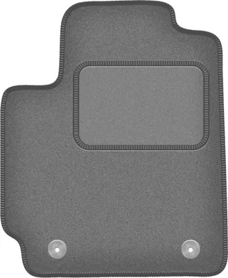 Image de Tapis de sol conducteur en velours graphite adapté à la Kia Picanto III (2017-, hayon) – avec fixations – ajustement parfait