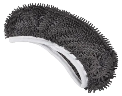 Image de Homéa, housse pour balai en chenille, microfibre, polyester, 23 x 11,5 cm, gris anthracite