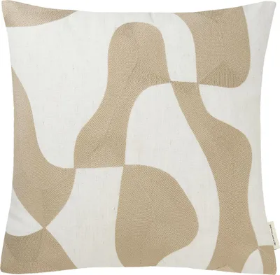 Image de Tom Tailor Housse de coussin décoratif sans rembourrage Organical Couleur beige Taille 45x45