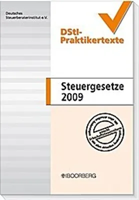 Produktbild von Steuergesetze 2009: Mit aktuellen Änderungen einschließlich Erbschaftssteuerreform und Stichwortverzeichnis