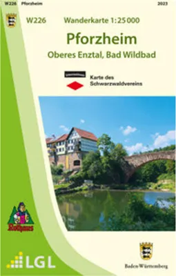 Obrázek produktu pro W226 Wanderkarte 1:25000 Pforzheim