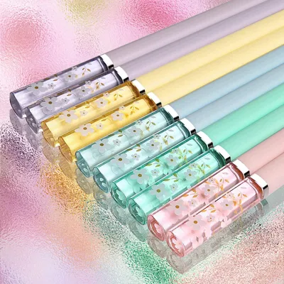5 Paar Glasfaser-Essstäbchen 24 cm Antirutsch Spülmaschinenfest