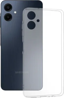 Produktbild von Techsuit Clear Silicone Back Cover Hülle für Samsung Galaxy A06 - Transparent