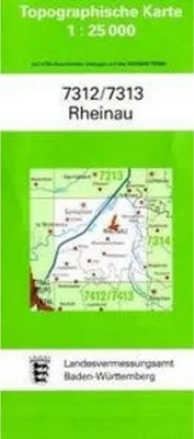 Zdjęcie produktu dla Mapa topograficzna Badenii-Wirtembergii Rheinau