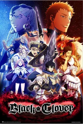 Obrázek produktu pro Black Clover – plakát – tisk plakátu – rozměry 61 x 91,5 cm