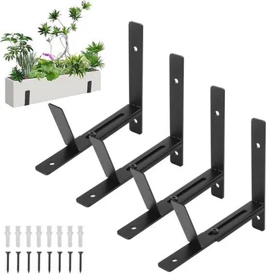 Produktbild von Famanu Halter für Pflanzkästen verstellbar - 15-30 cm