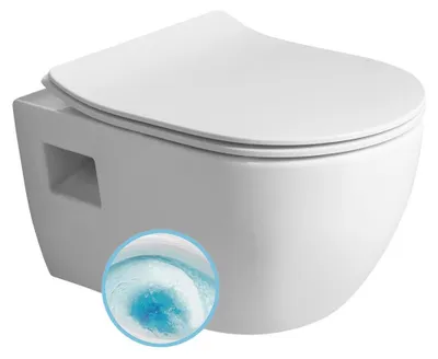 Immagine prodotto di WC sospeso LUNA, senza bordo, 35,5x49 cm, bianco