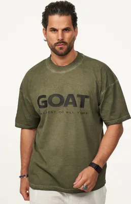 Produktbild von SOULSTAR Herren T-Shirt mit Print Herren Oversize-Fit Kurzarm Shirt mit Rundhals-Ausschnitt