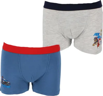 Zdjęcie produktu dla Paw Patrol 2 pack bokserki dla chłopców 100% bawełna bielizna 110/116 cm