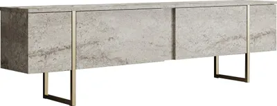 Image de Meuble TV en bois "Luxe" - 180 x 30 x 50 cm - TravertinOr