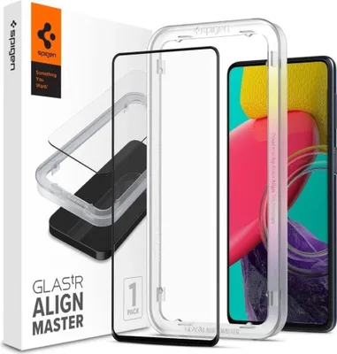 Obrázek produktu pro Spigen Samsung Galaxy M53 5G Ochrann tvrzen sklo Alm Glass FC - ern