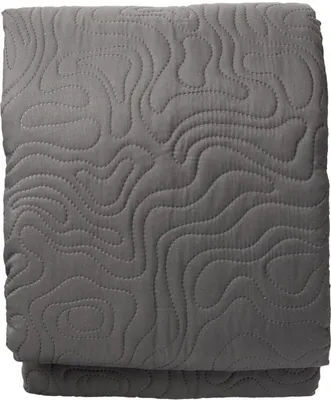 Produktbild von Gesteppte Tagesdecke 220 x 240 cm – dunkelgrau, H&L
