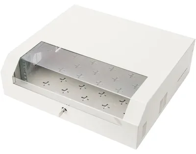 Produktbild von 483-mm-Wandschrank, SlimLine 5 HE (grau, 5 Höheneinheiten)