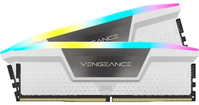 Produktbild von Corsair Vengeance RGB CMH32GX5M2B6000Z30W, 32 GB, 2 x 16 GB, DDR5, 6000 MHz, 288-pin DIMM