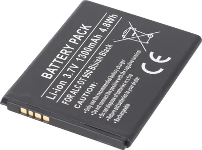 Zdjęcie produktu dla Bateria AccuCell pasuje do ALCATEL One Touch 990 Bluish Black, CA