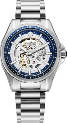 Produktbild von Herrenuhr ROAMER 220984 41 45 20 klassisches blauens Skelett