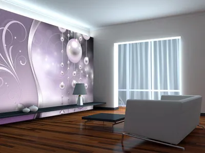 Produktbild von Vlies Fototapete 400x280 cm Tapeten Wandtapete XXL Abstrakt Ornament Perlen f-A-0170-a-c