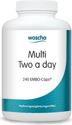 Produktbild von Woscha Multi Two a day – 240 Kapseln