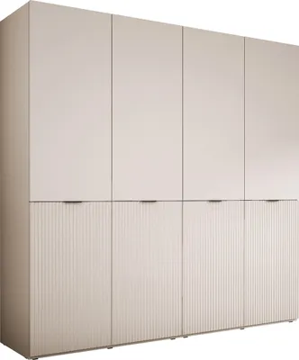 Produktbild von Kleiderschrank, Sandbeige / Sandbeige, 2 x 100 x 200 x 51 cm