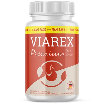 Produktbild von Viarex Premium Kapseln | Dein zuverlässiger Partner | Für Männer und Frauen | 90 Kapseln