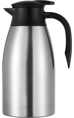 Immagine prodotto di Borraccia isolante in acciaio inossidabile, a doppia parete, da 2 litri, per tè e caffè
