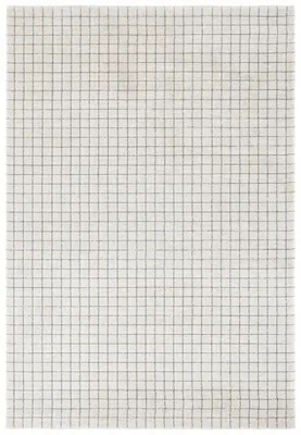 Zdjęcie produktu dla Beżowo kremowy pluszowy dywan do salonu 120x170 cm