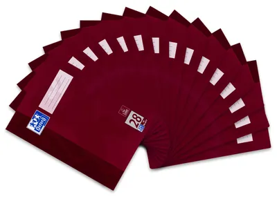 Produktbild von Oxford Schulheft A4, 16 Blatt, Lineatur 28, kariert, 15 Stück