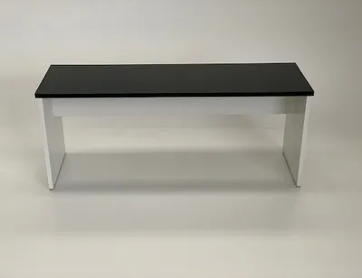 Produktbild von Möbel SD Sitzbank Rita Schwarz - Weiß Länge: 110 cm  Tiefe: 35 cm  Höhe: 44 cm NEU