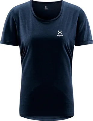 Produktbild von Haglöfs Damen Ridge Hike T-Shirt tarn blue solid XL