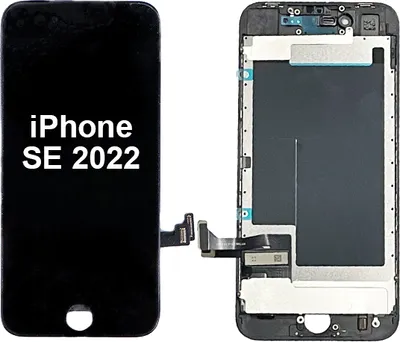 Produktbild von iPhone SE 2022 Display Bildschirm Lcd Touch Screen Glas Retina Front Ersatz Einheit Schwarz
