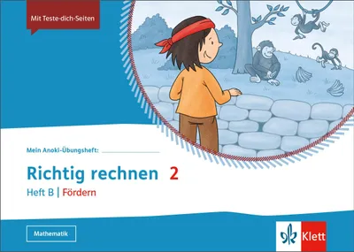 Produktbild von Mein Anoki-Übungsheft. Richtig Rechnen 2 Heft B - Fördern. Übungsheft Klasse 2