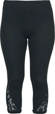 Produktbild von RED by EMP Damen Leggings mit Spitze schwarz S