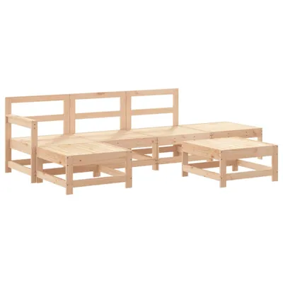 Produktbild von vidaXL 6-tlg. Garten-Lounge-Set Massivholz Kiefer