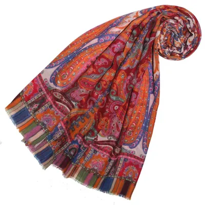 Produktbild von r Pashmina Schal aus weicher Wolle