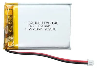 Produktbild von EFASO 503040 3.7V Akku 620 mAh, PCM, JST PH1.25-2P  Anki Cosmo