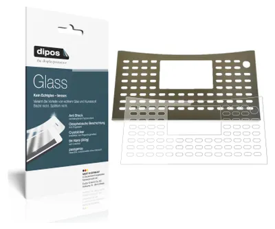 Produktbild von 1x Schutzfolie für NIVONA NICR 848 Tropfblech - Anti-Shock 9H Folie dipos Glass Kunststoffglas