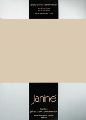 Produktbild von Janine Jersey Elastic Spannbetttuch 140x200 cm - 160x220 cm sand