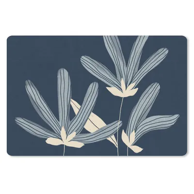 Produktbild von MuchoWow® Mauspad Mousepad Blumen - Blau - Pflanzen - Natur 27x18 cm - Mousepads - Maus Mat - Pad - Mausunterlage - Büroartikel - Desk Matten