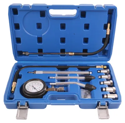 Produktbild von echtools EC1512 11 tlg. Kompressionsprüfgerät, Benzin-Zylinder-Kompressionsprüfer, Kompressionstest, Kompressionsprüfer für Benzinmotoren