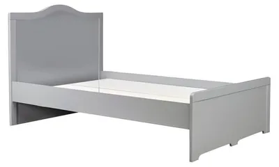 Produktbild von Weißes Holzbett im eleganten Design