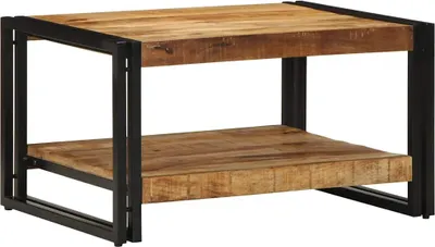 Produktbild von Couchtisch 70x50x38 cm Raues Massivholz Mango