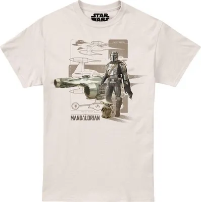 Obrázok produktu pre Star Wars Mandalorian - tričko pre mužov TV2953 (L) (Natural)