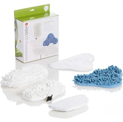 Produktbild von Mikrofasertücher-Set für Dampfreiniger - 5 Stück - Zubehör für Böden, Fenster und Kleidung