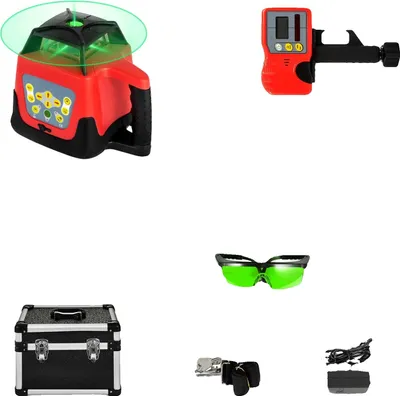 Obrázek produktu pro Rotační laser, vysoce přesný, samonivelační, zelený paprsek 2
