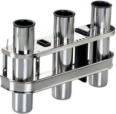 Obrázek produktu pro Osculati SS Rod Holder For Bulkhead Mounting 3 Rods Držák na prut/udici